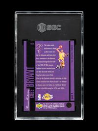 A 1996-97 Upper Deck SP Holoviews Kobe Bryant Rookie Basketball Card No. PC18 (SGC 9 MINT)