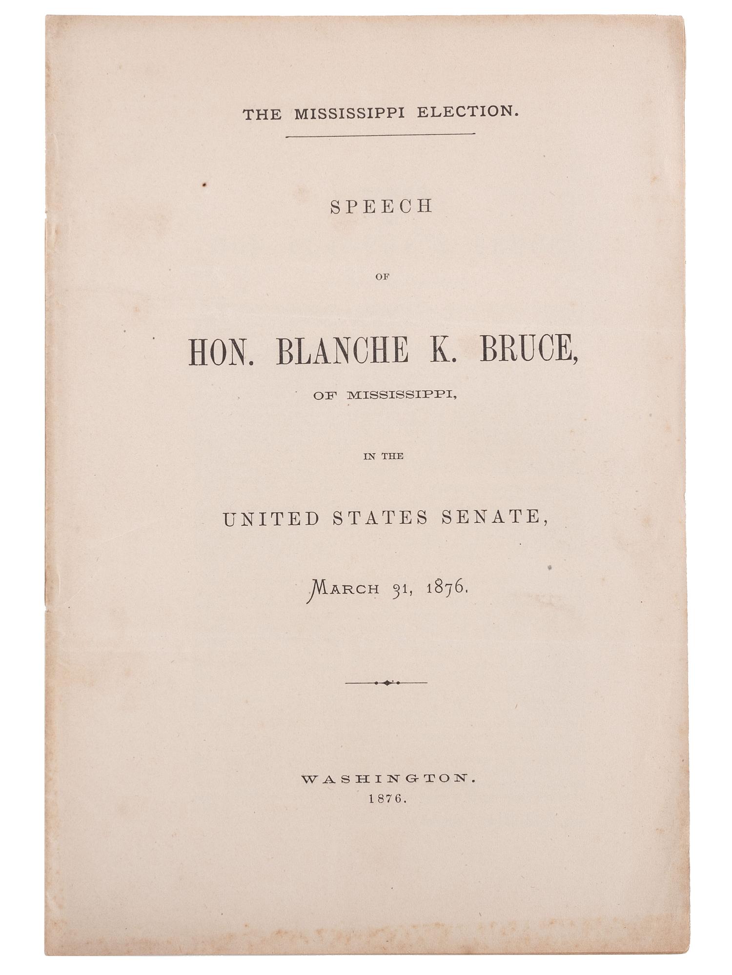 [RECONSTRUCTION - SUFFRAGE]. A group of pamphlets related to African American suffrage and the 14th Amendment, comprising: