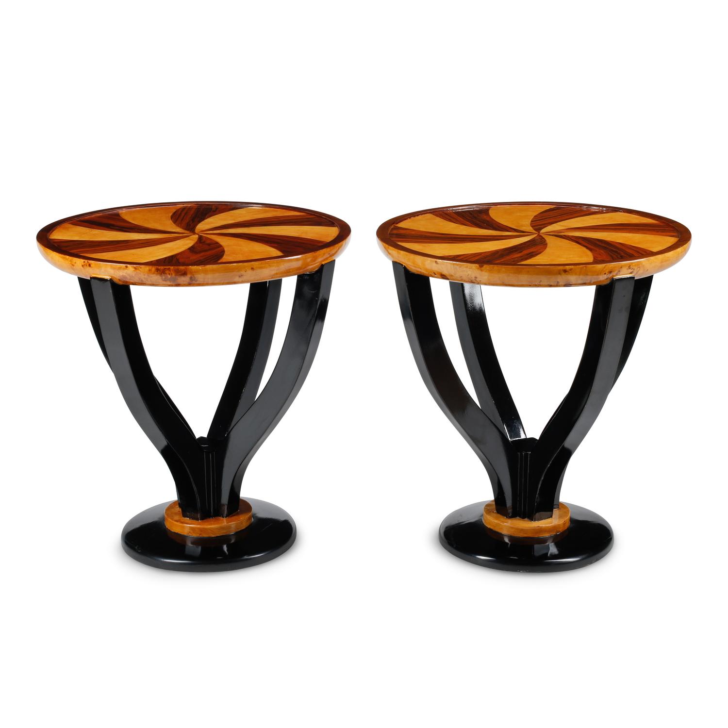 Art Deco Style 20th Century — Pair of Side Tables