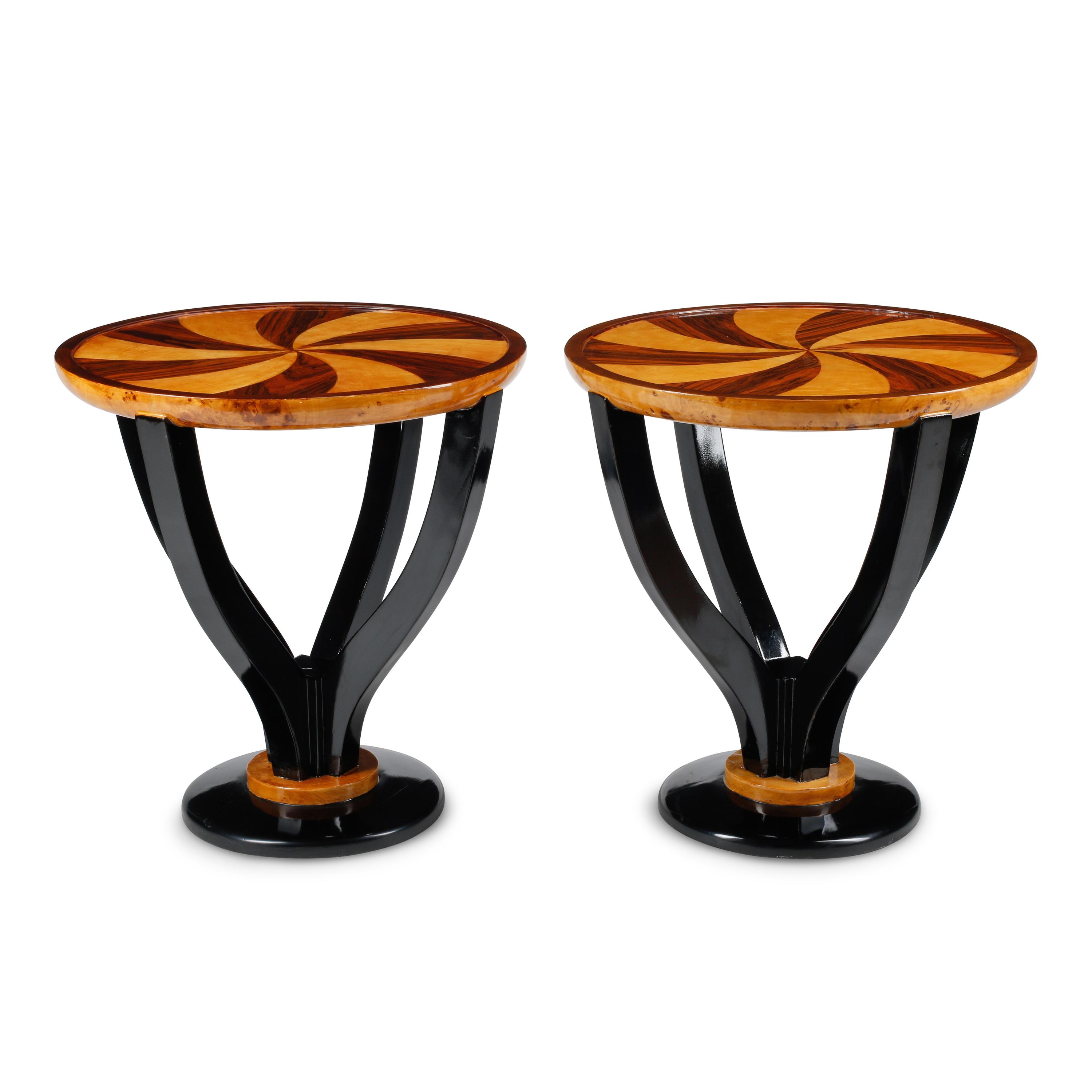 Art Deco Style 20th Century — Pair of Side Tables
