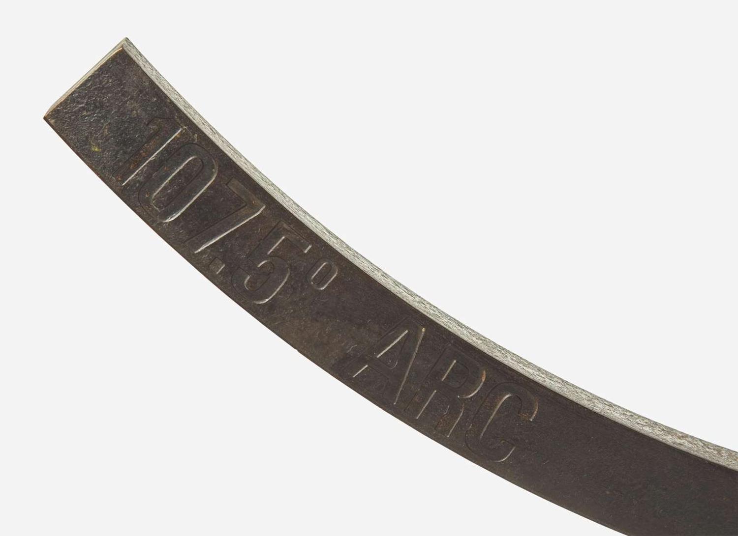 Bernar Venet (French, b. 1941) - 107.5° ARC