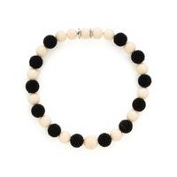 Sabbadini, Coral and Onyx Beaded Necklace