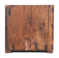 A Stained Pine Miniature Chest of Drawers