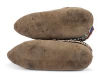 Eastern Woodland Beaded Hide Moccasins