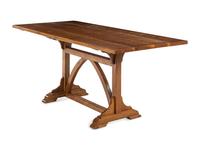 A French Provincial Style Walnut Trestle Table