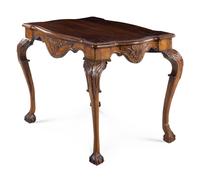 A Dutch Carved Walnut Table