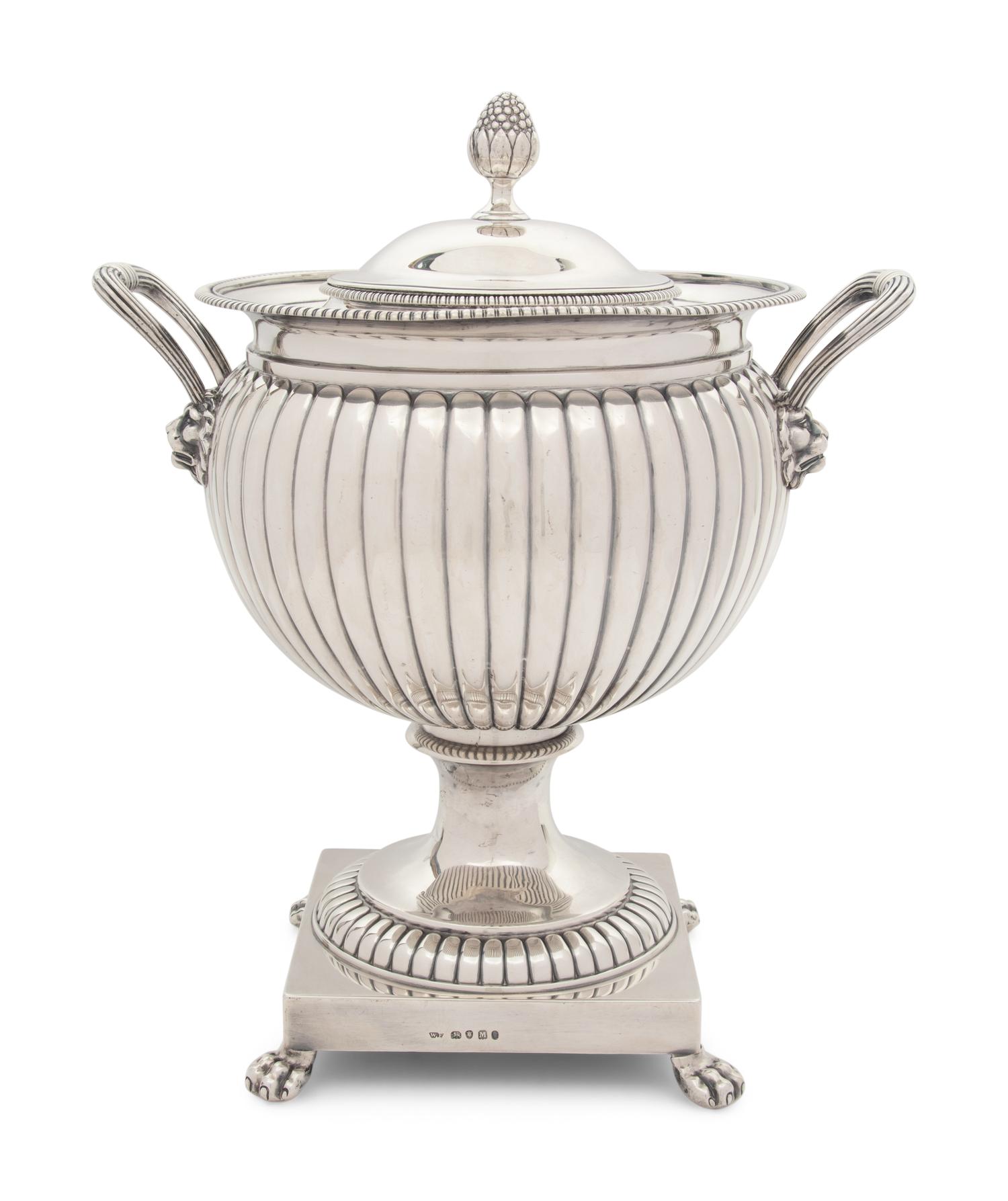 A George III Silver Tea Urn