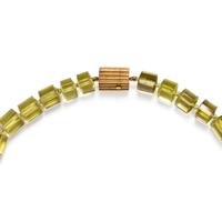 CHRISTOPHER WALLING, GREEN QUARTZ BEAD NECKLACE