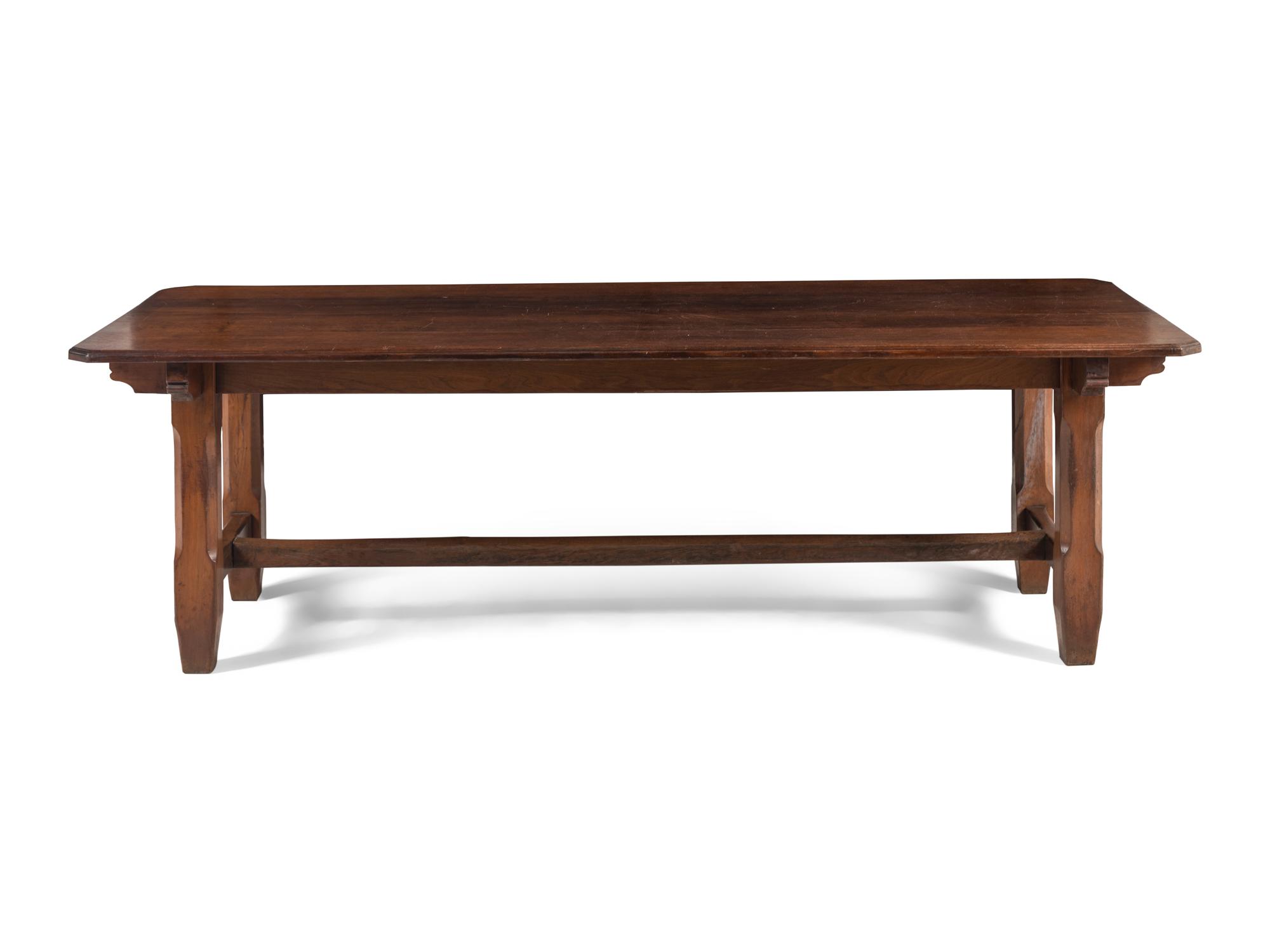 A Walnut Refectory Table