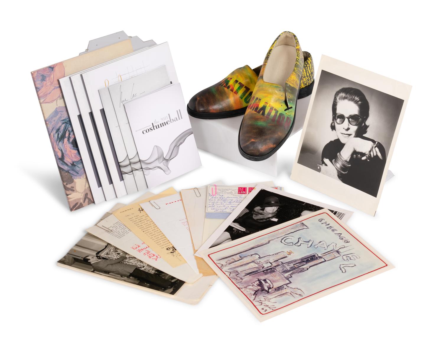 (Fashion) Letters sent to Peg Zwecker by famous fashion designers, comprising: