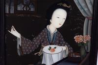 A Pair of Chinese Reverse Painted Glass Pictures