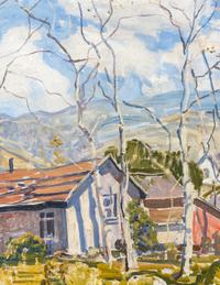Untitled (Landscape with Barn)