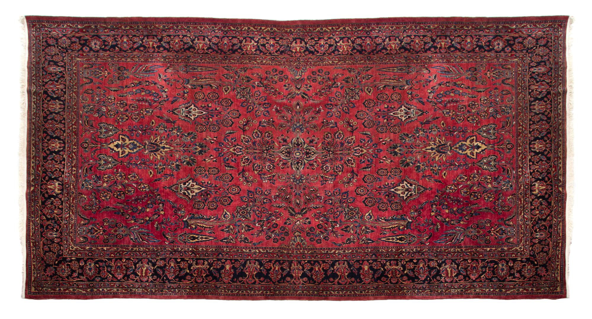 A Sarouk Wool Rug