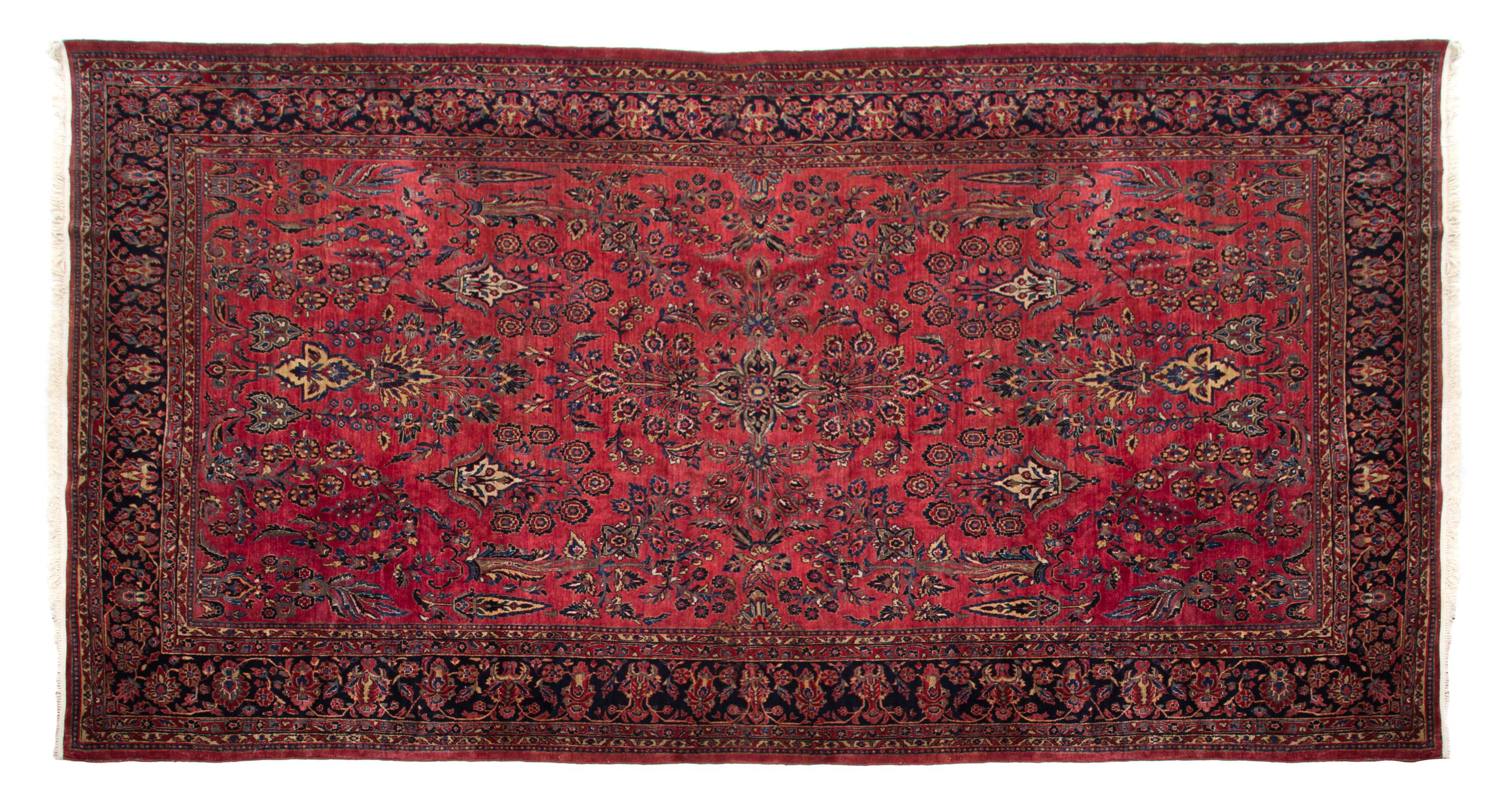 A Sarouk Wool Rug
