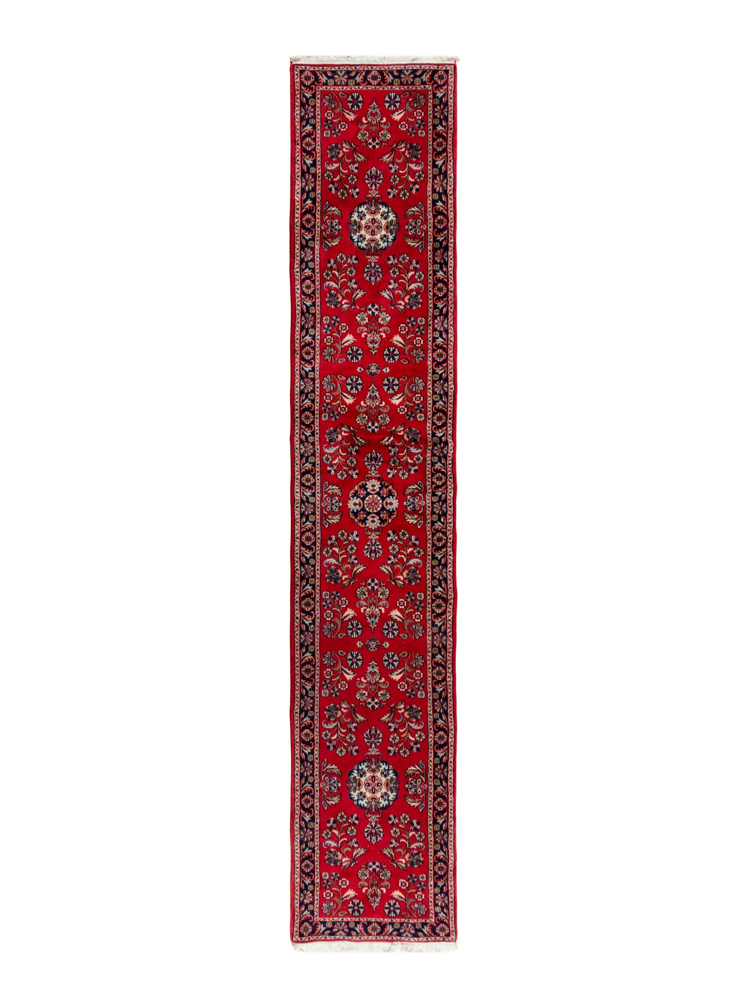 A Kashan Wool Runner