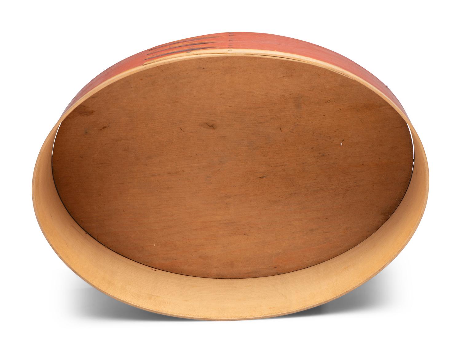 A Paint Decorated Shaker Bentwood Box