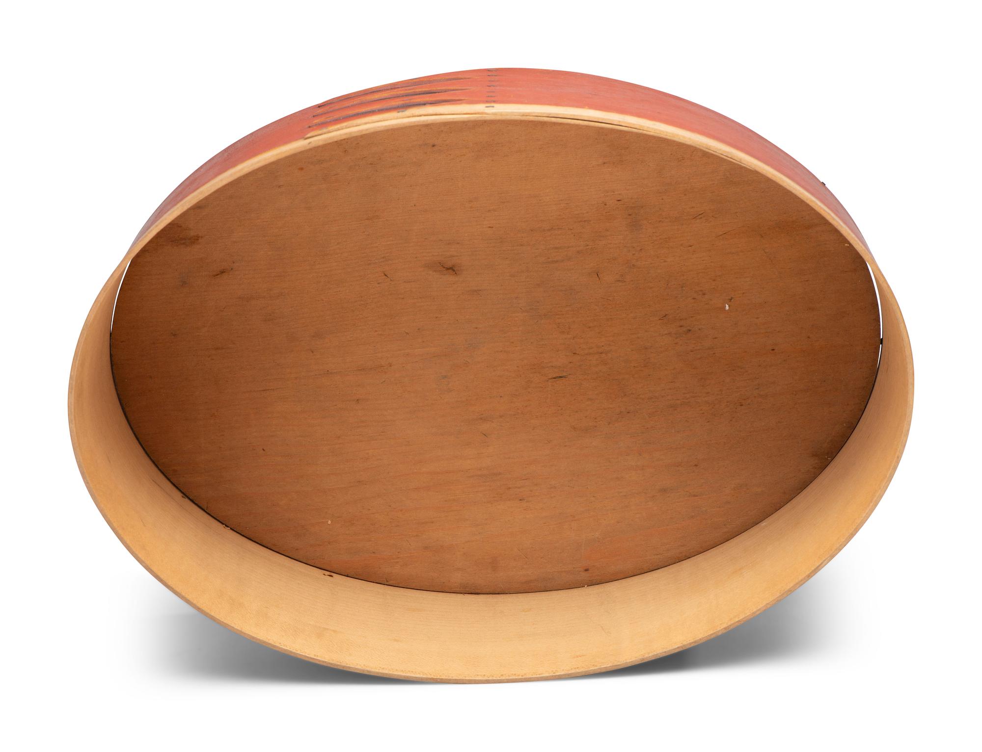 A Paint Decorated Shaker Bentwood Box
