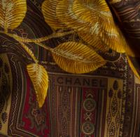 A Chanel Silk Scarf, 38" x 38".