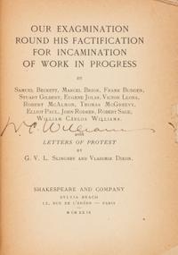 [Literature] Joyce, James, and Samuel Beckett, and William Carlos Williams, et al. Our Exagmination round his Factification for Incamination of Work in Progress