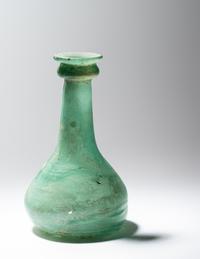 A Parthian Green Glass Bottle