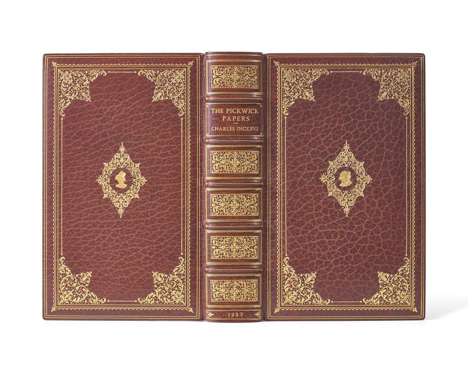 [Fine Bindings] [Cosway-Style] Dickens, Charles. The Posthumous Papers of the Pickwick Club