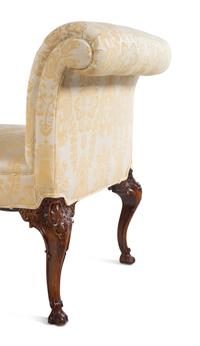 A George II Style Upholstered Bench