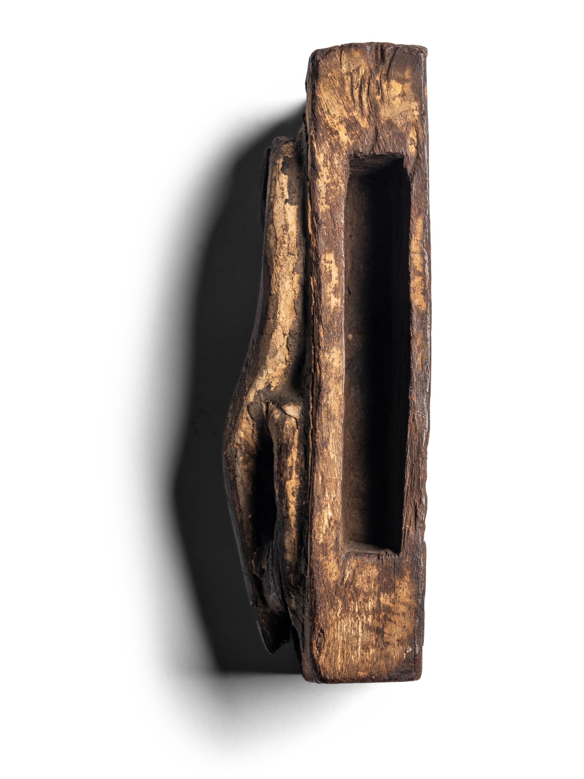 An Egyptian Wood Snake Coffin