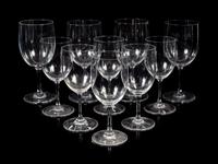 A Set of Twenty-Eight Baccarat Wine Glasses