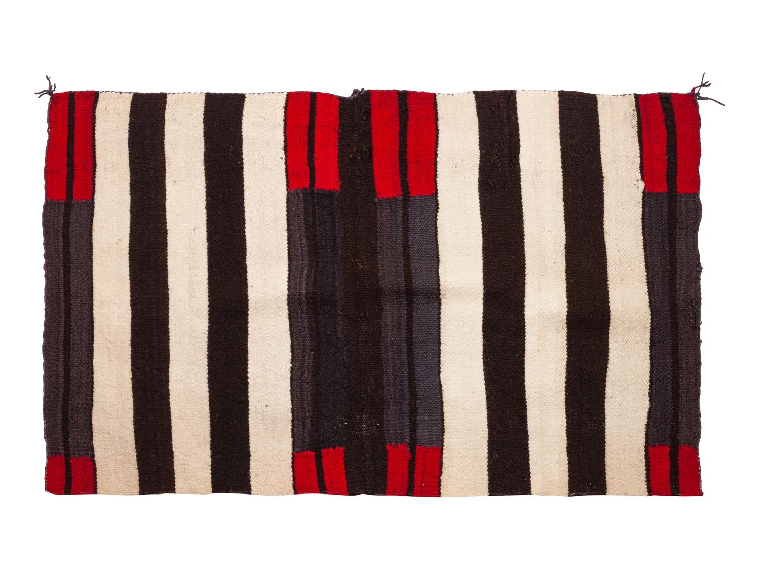 Navajo Double Saddle Blanket, Chief's Pattern