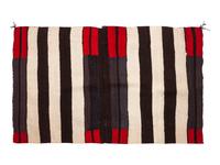 Navajo Double Saddle Blanket, Chief's Pattern
