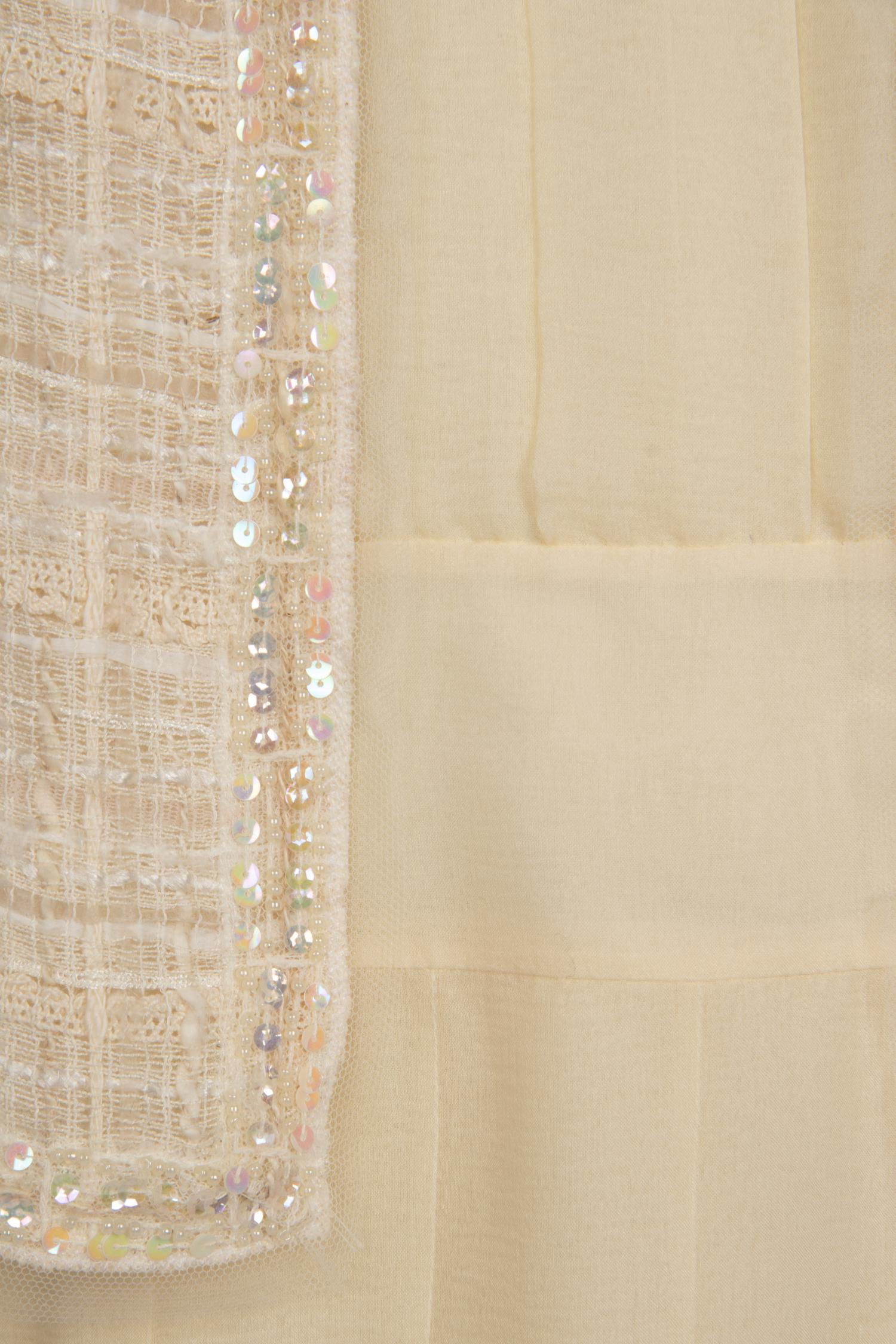 Chanel White Jacket and Dress Ensemble, Cruise 2006