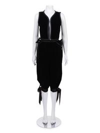 Yves Saint Laurent Rive Gauche Two-Piece Velvet Ensemble, 1970s
