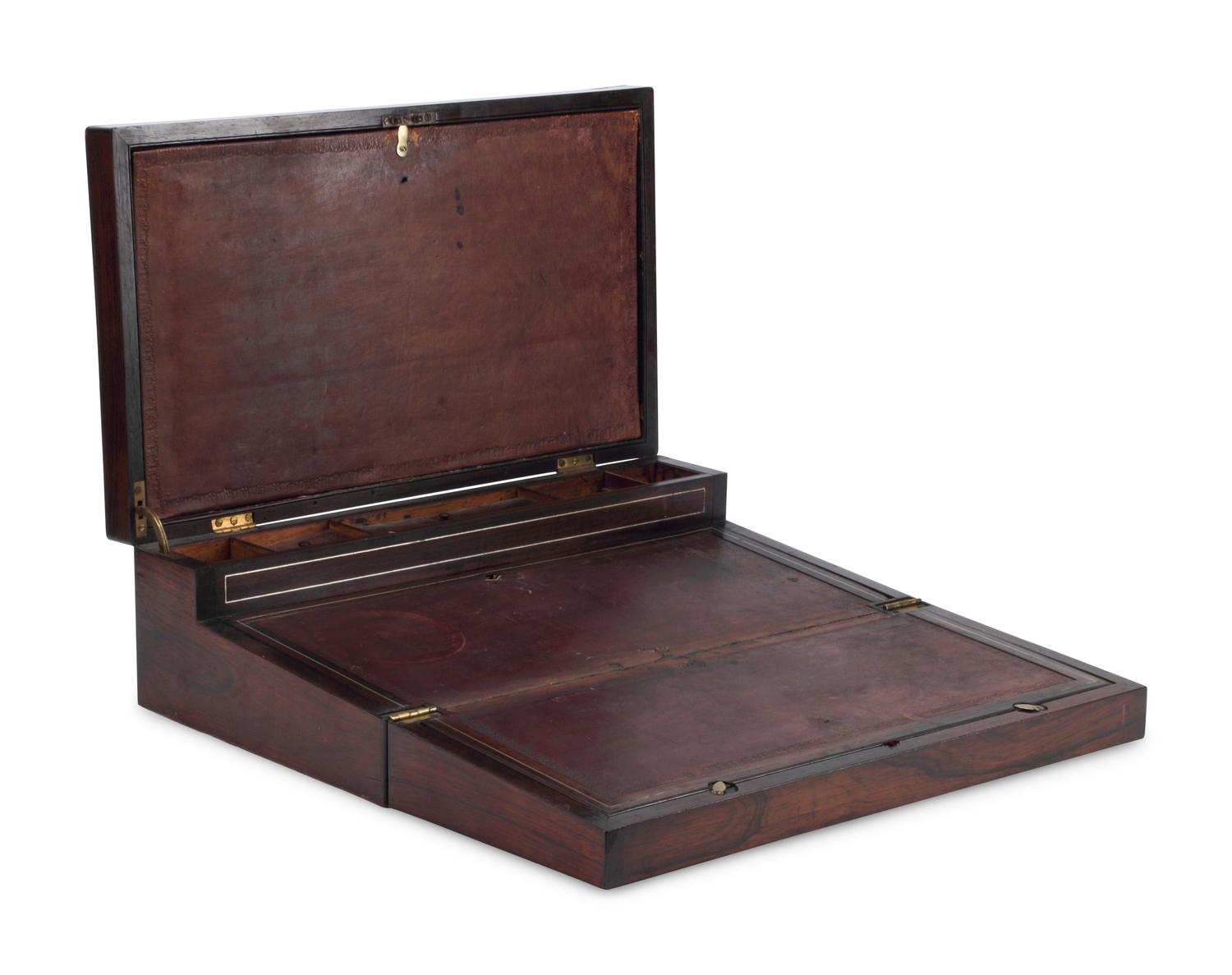 An English Inlaid Writing Box