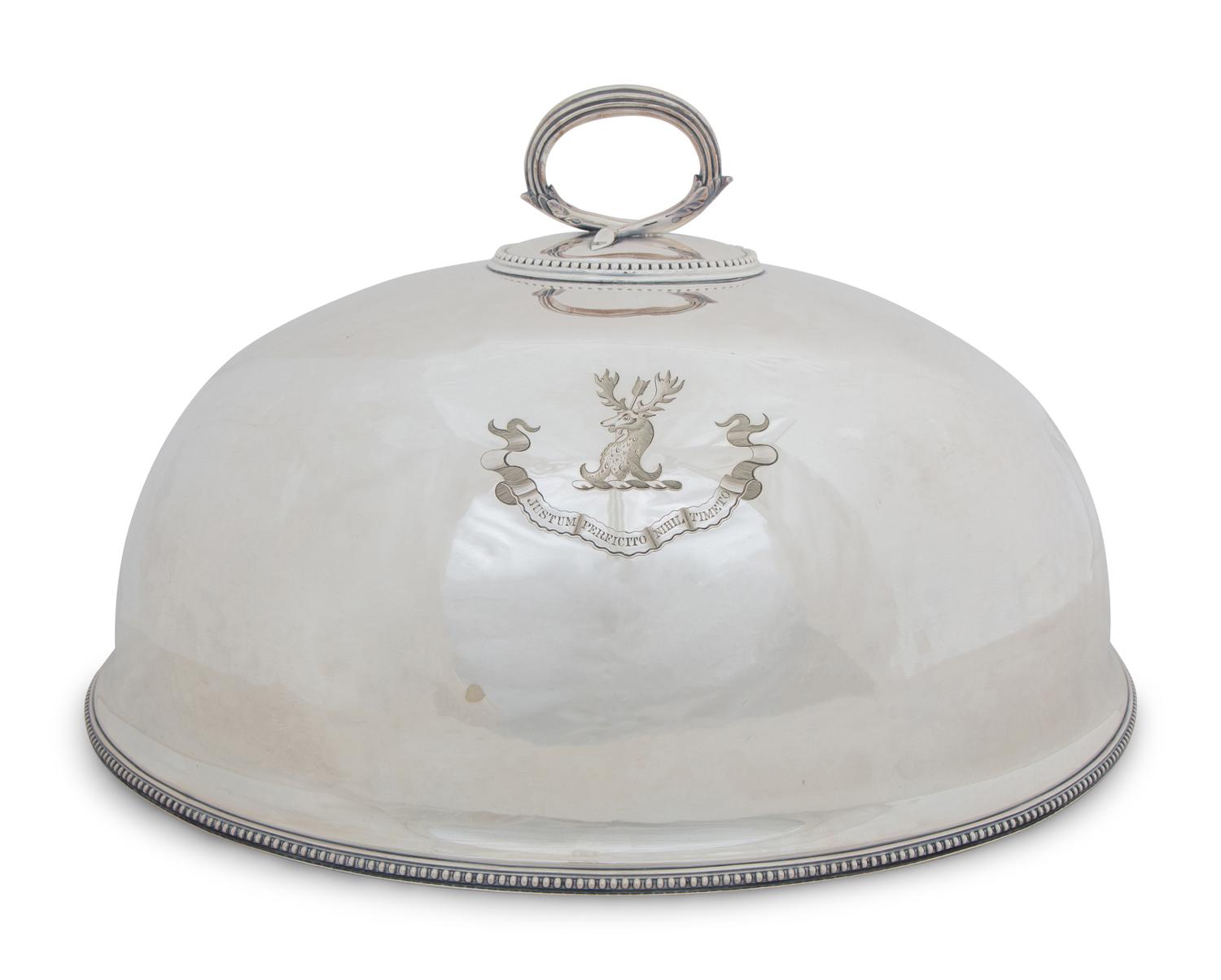 A Fine Pair of Victorian Silver Plate Venison Domes, Richard Martin & Sons, Sheffield, England