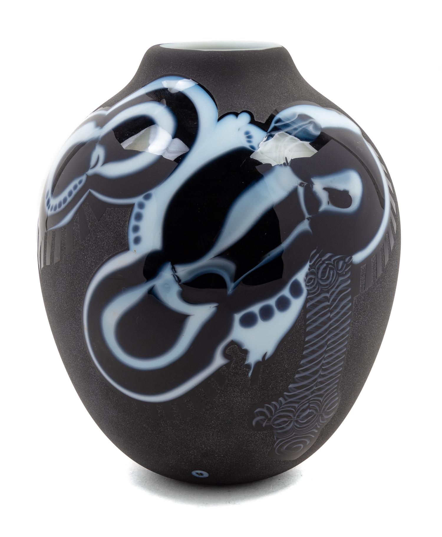 Richard Ritter, (American, b. 1940), Untitled Vessel, Black, 1979