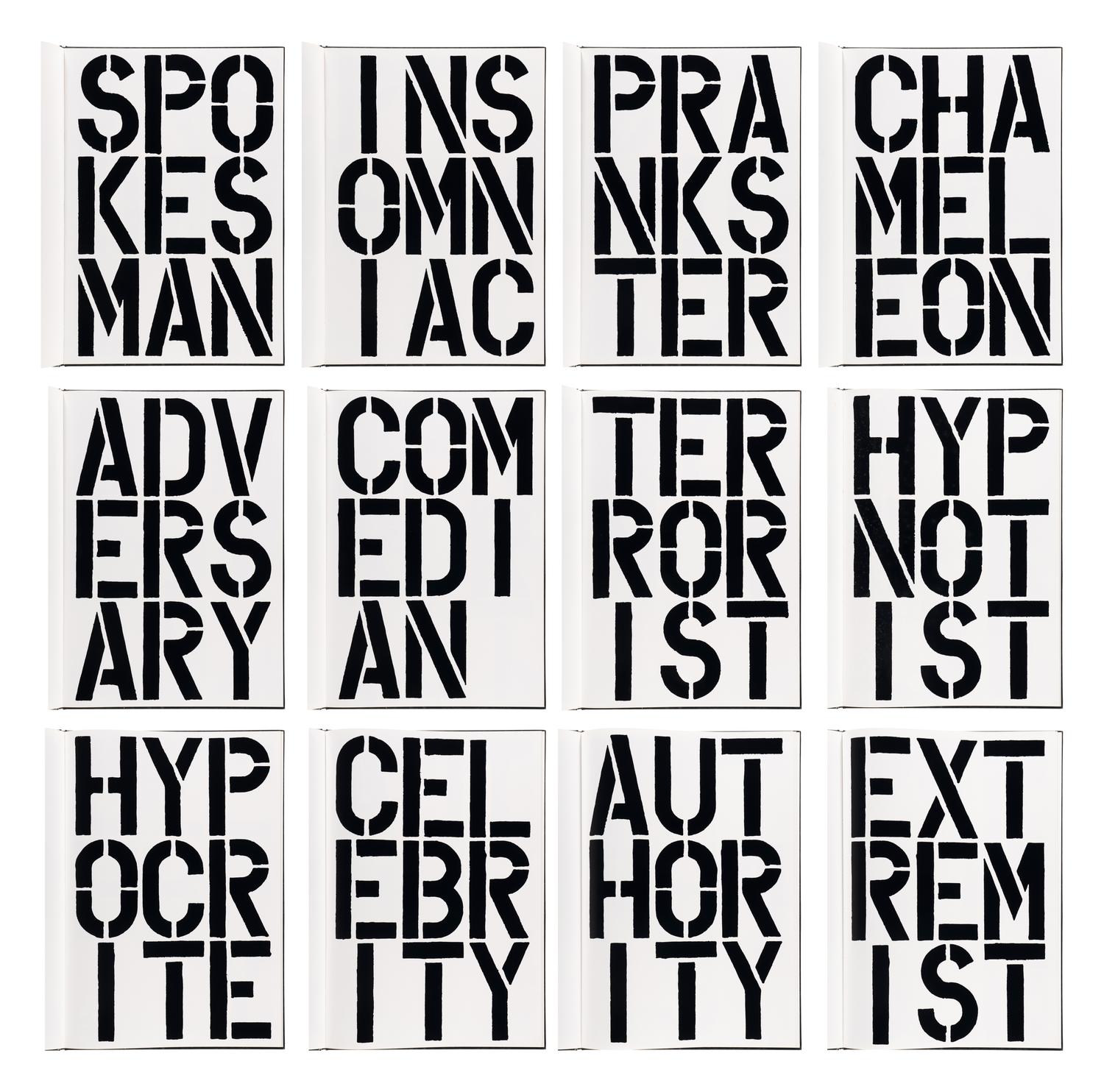 Black Book (complete set of 17 offset lithographs, with title and justification pages), 1989