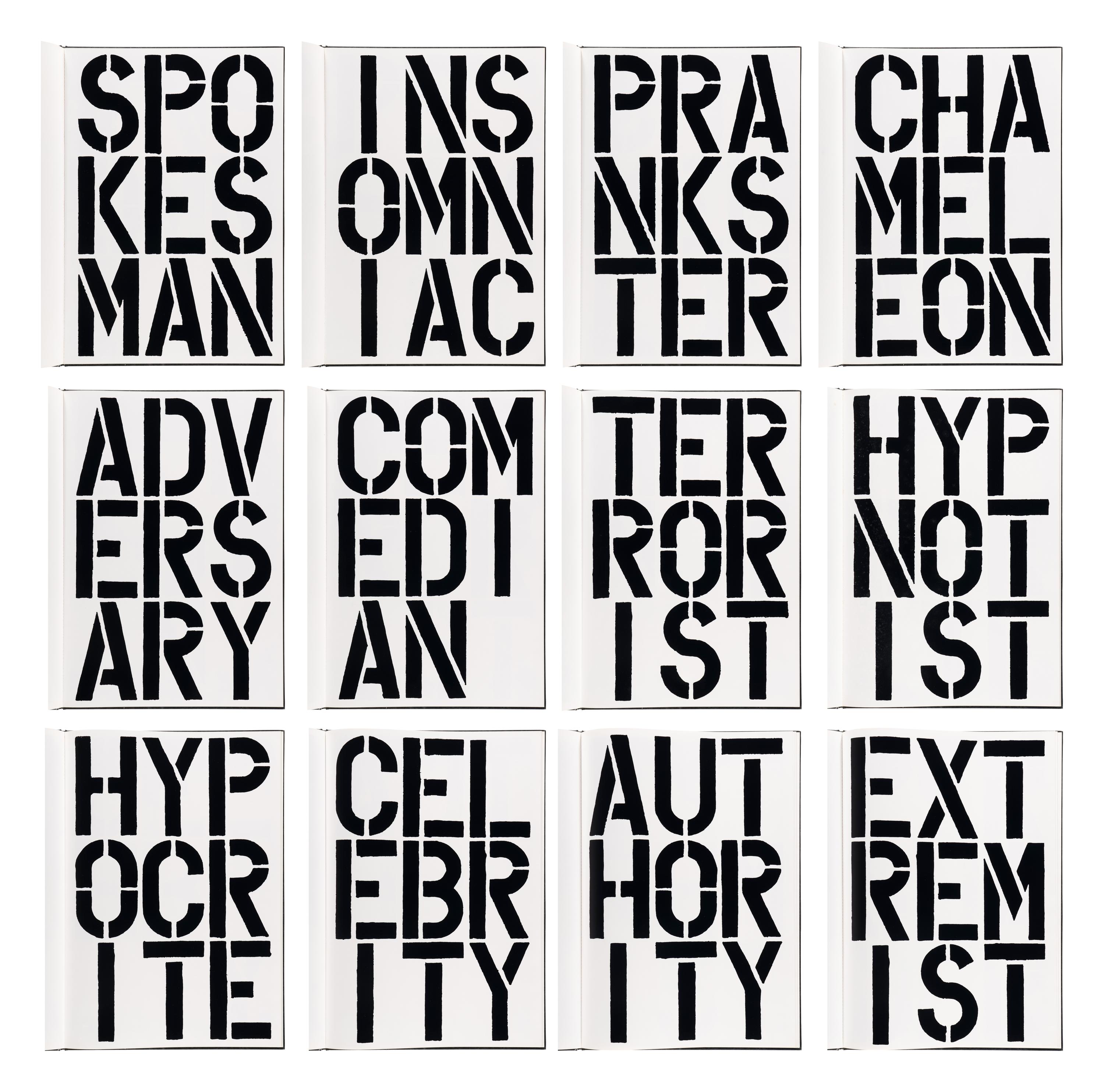 Black Book (complete set of 17 offset lithographs, with title and justification pages), 1989