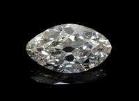 A 0.85 Carat Antique Marquise Brilliant Cut Diamond,