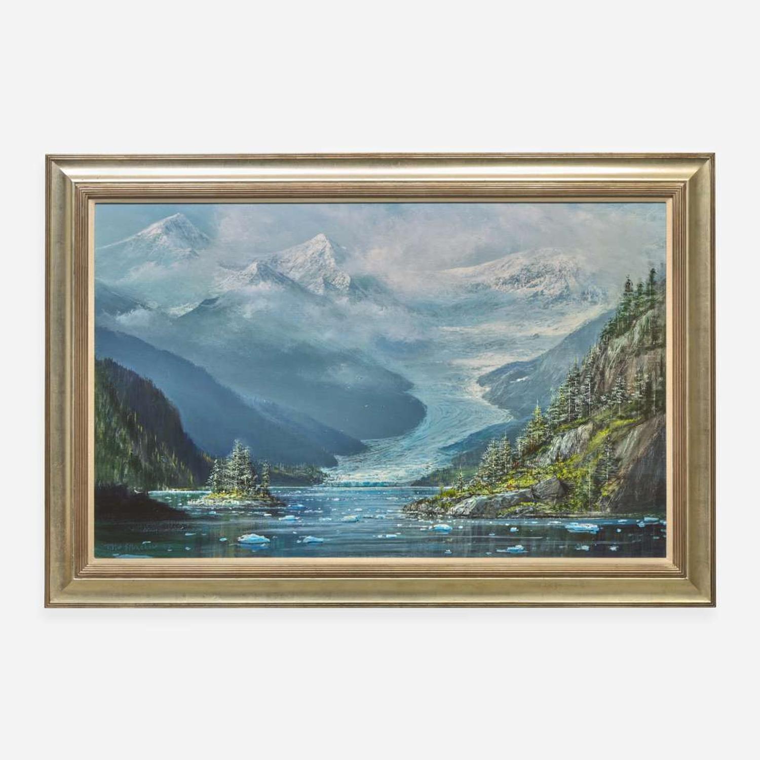 Peter Ellenshaw (British, 1913-2007) College Bay, Alaska