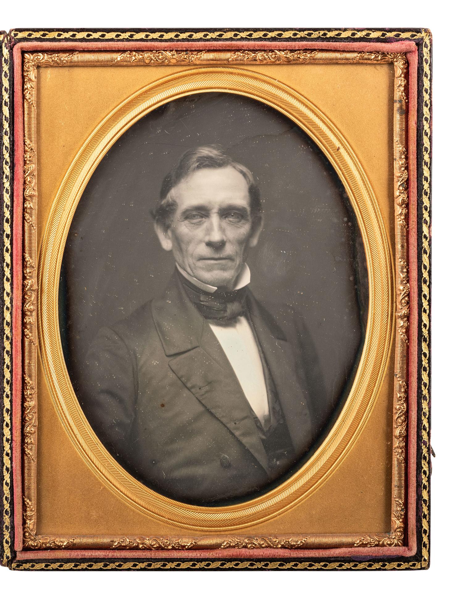 [EARLY PHOTOGRAPHY]. [SOUTHWORTH & HAWES, photographers, attributed]. 2 half plate daguerreotypes including a rare medallion plate featuring multiple portraits of family members.