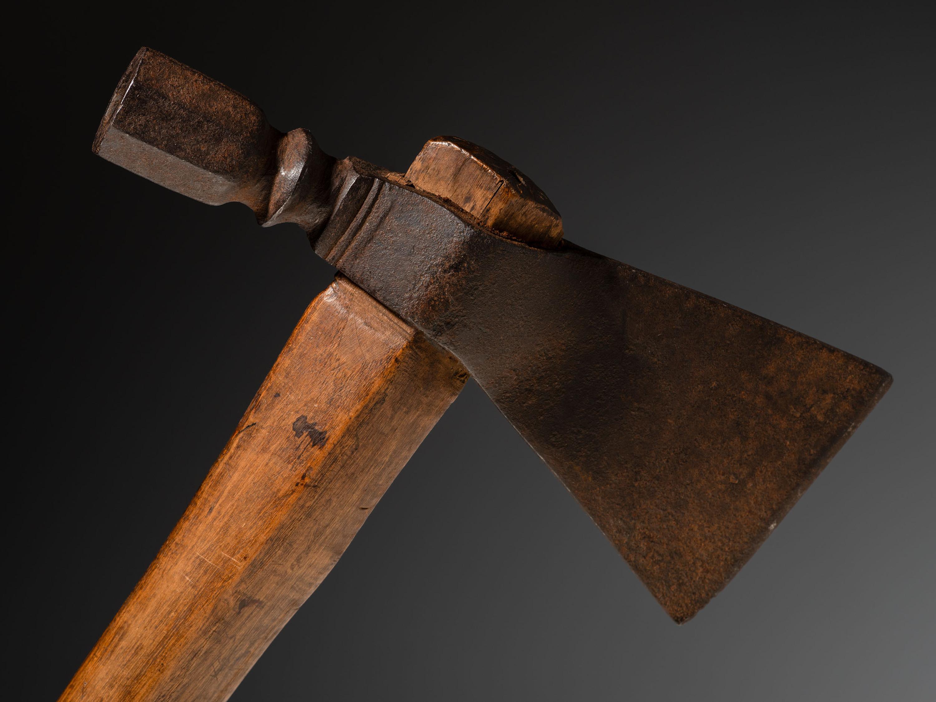 Plains Pipe Tomahawk, with Gun Barrel Head