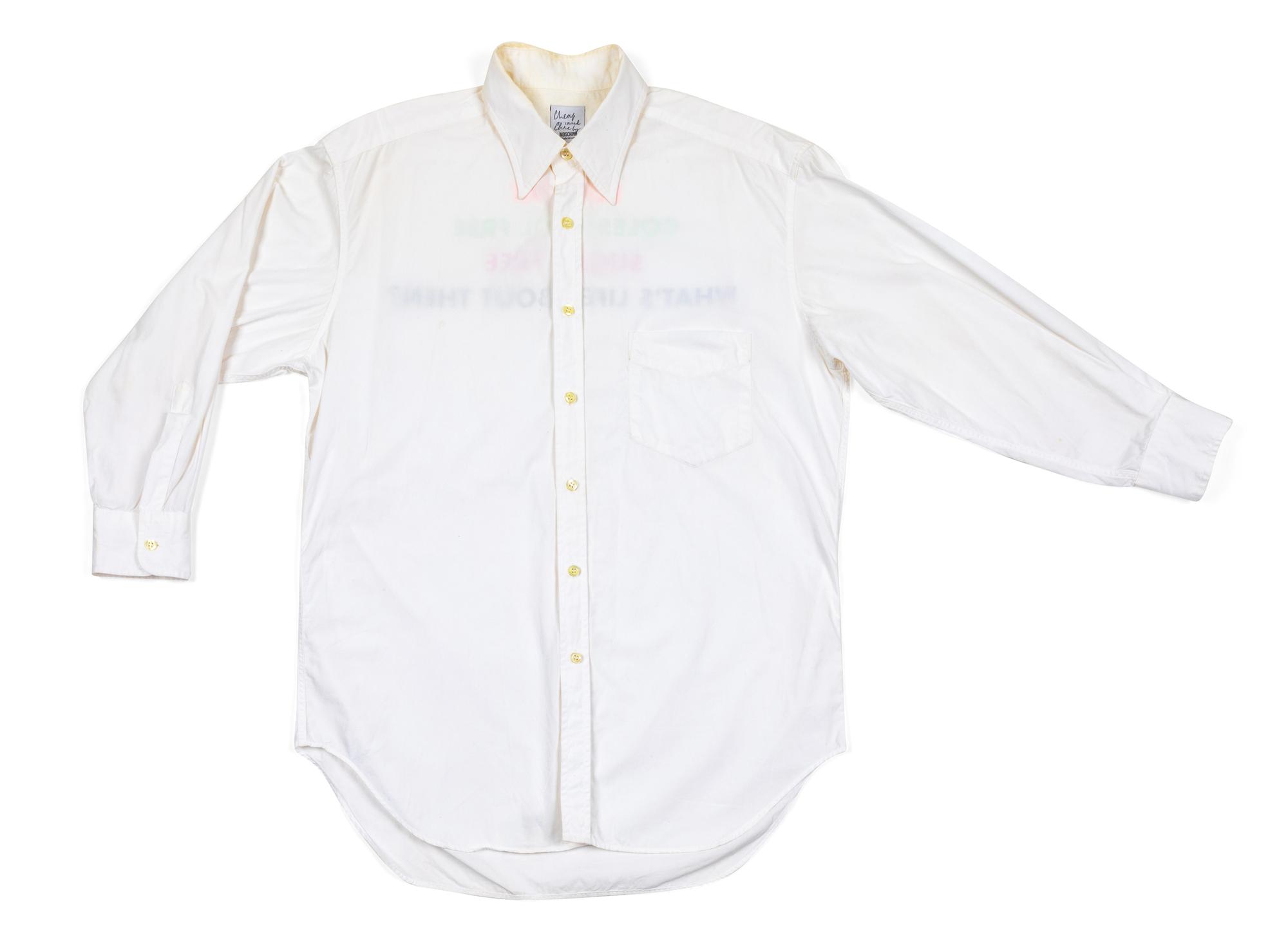 Moschino 'What's Life About Then?' Shirt, 1980-90s