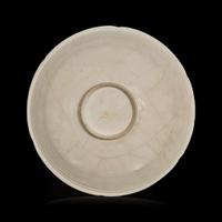 A large Chinese Dingyao carved hexifoliate bowl 定窯刻劃花盌 Northern Song Dynasty ??