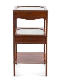 An English Mahogany Étagère