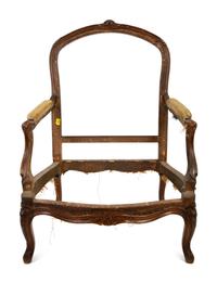A Louis XV Style Bergère Frame
