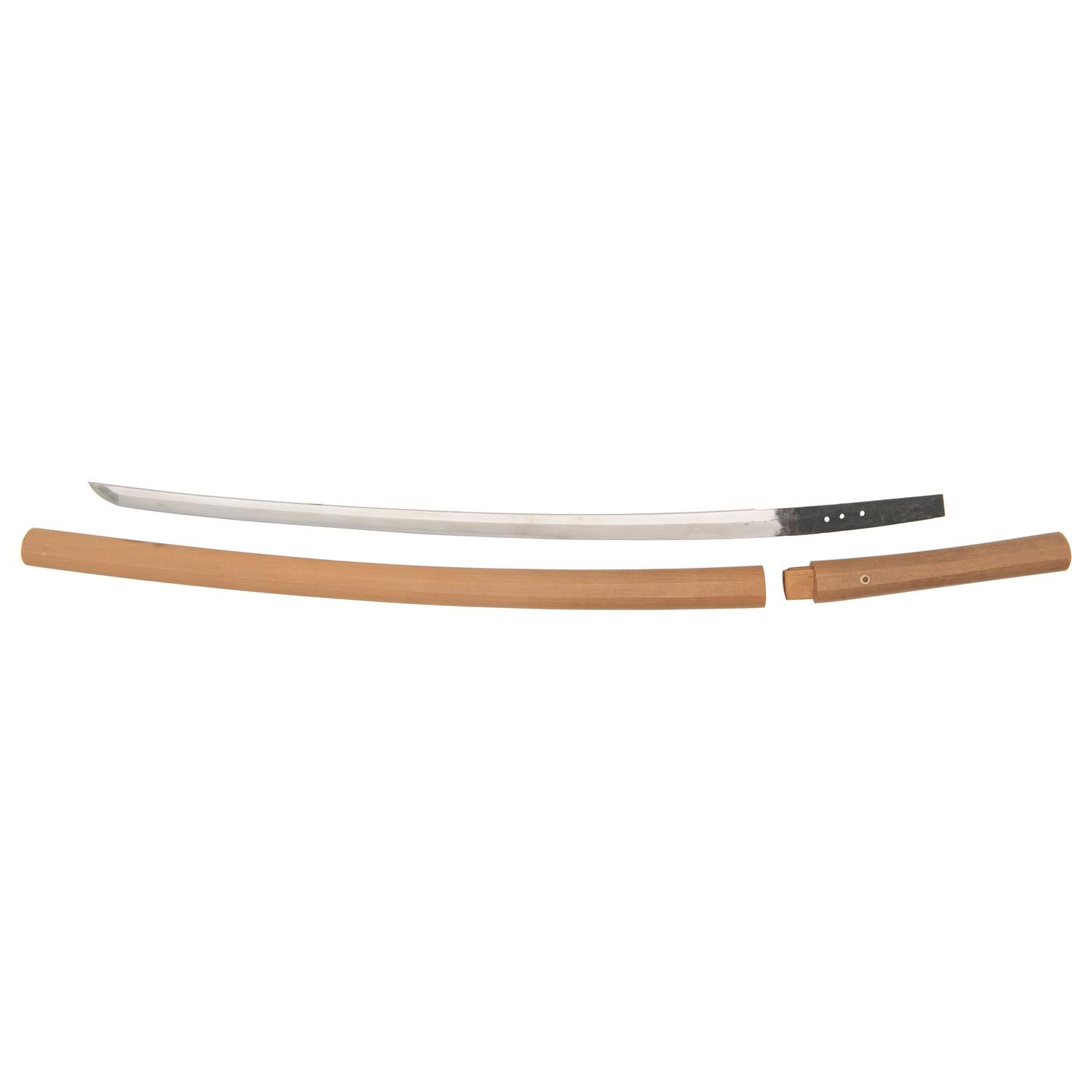 Japanese Katana with Three-hole Tang and NBTHK Origami