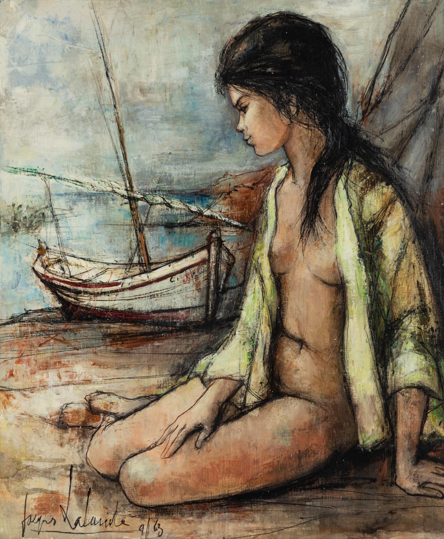 Untitled (Nude on a Beach)