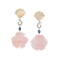 MULTIGEM AND DIAMOND EARRINGS