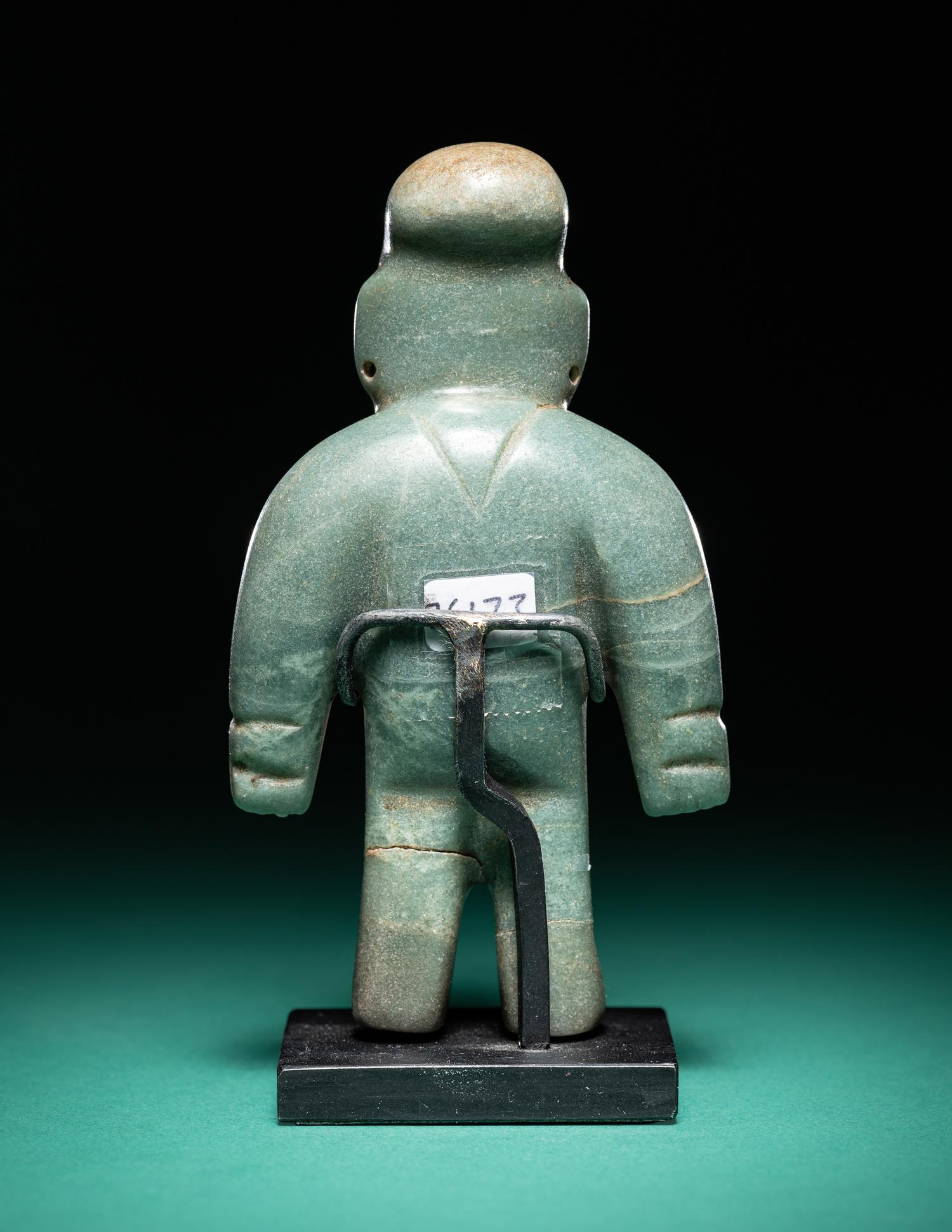 An Olmec Jade Standing Figure
