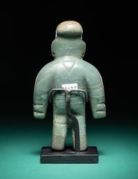 An Olmec Jade Standing Figure